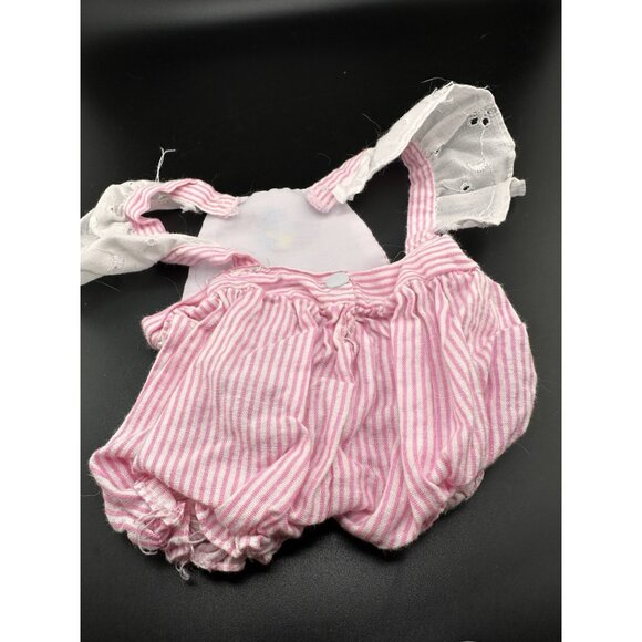 Vtg 1980s Doll Clothes TLC Overalls Dress Some Need Repair Unbranded 5 Pieces - Picture 12 of 16